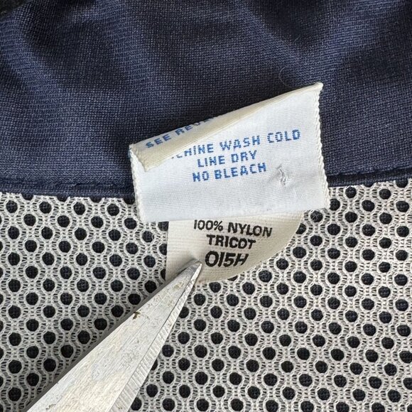 Vintage 80s Adidas Nylon Track Jacket Mens Training Full Zip Running USA Made M - Picture 10 of 10